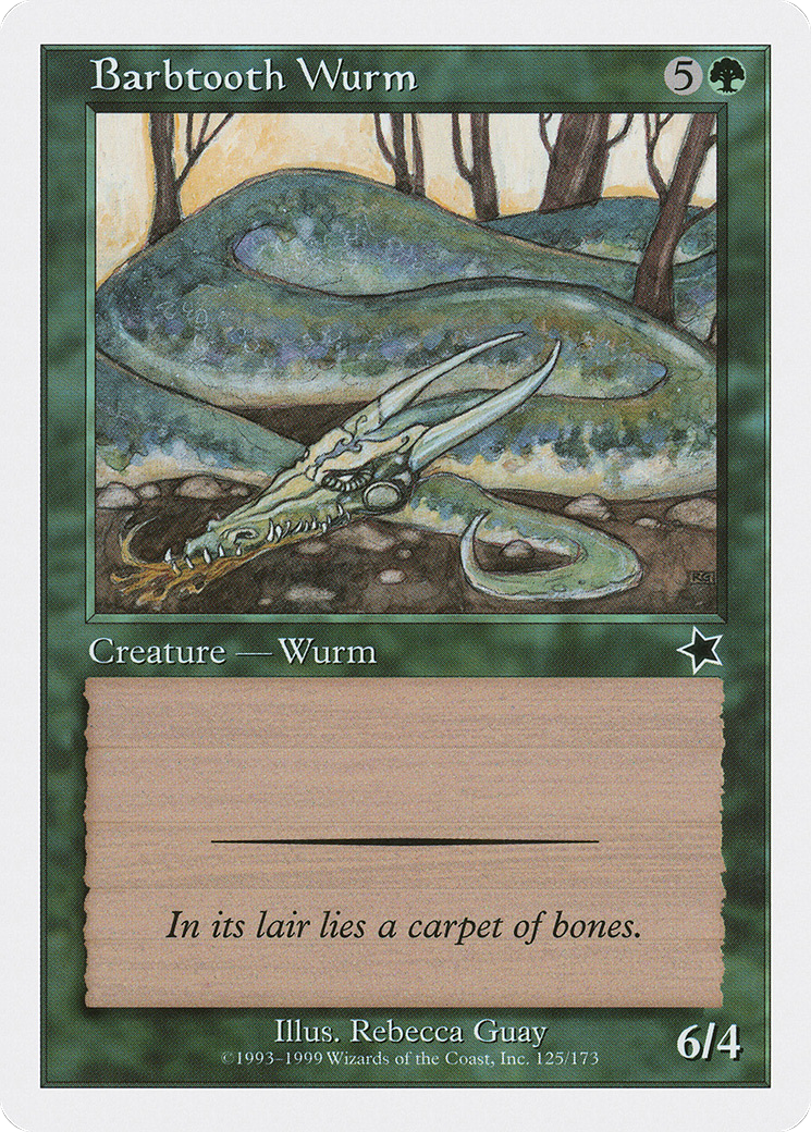 Barbtooth Wurm (S99-125) - Starter 1999