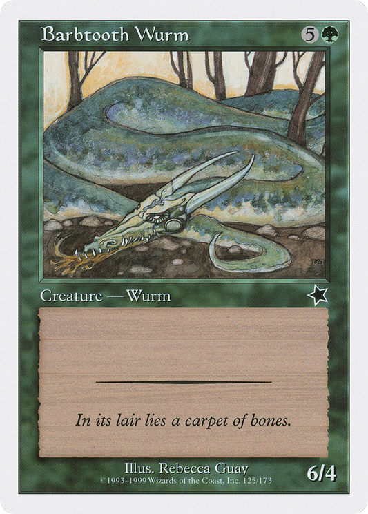 Barbtooth Wurm (S99-125) - Starter 1999
