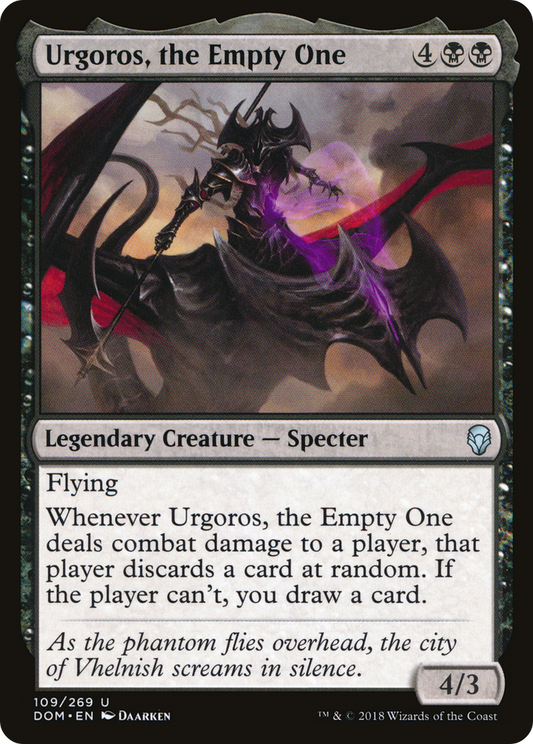 Urgoros, the Empty One (DOM-109) - Dominaria Foil