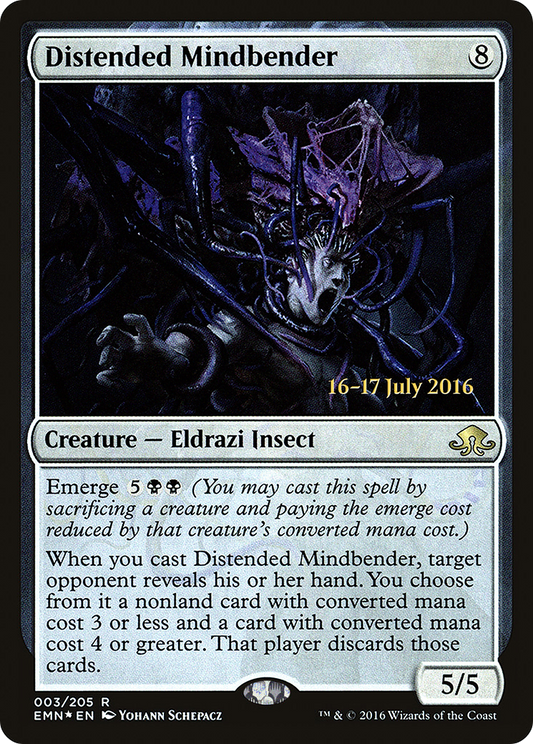 Distended Mindbender (PEMN-03S) - Eldritch Moon Promos Foil