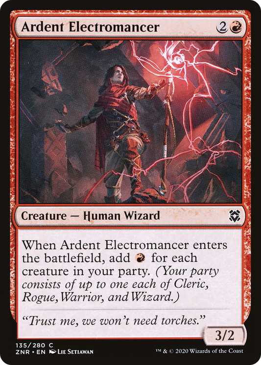 Ardent Electromancer (ZNR-135) - Zendikar Rising