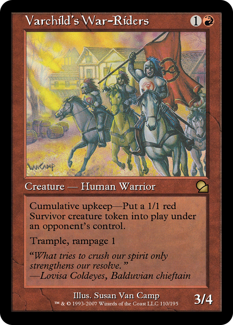 Varchild's War-Riders (ME1-110) - Masters Edition Foil