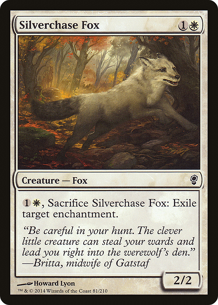 Silverchase Fox (CNS-081) - Conspiracy Foil