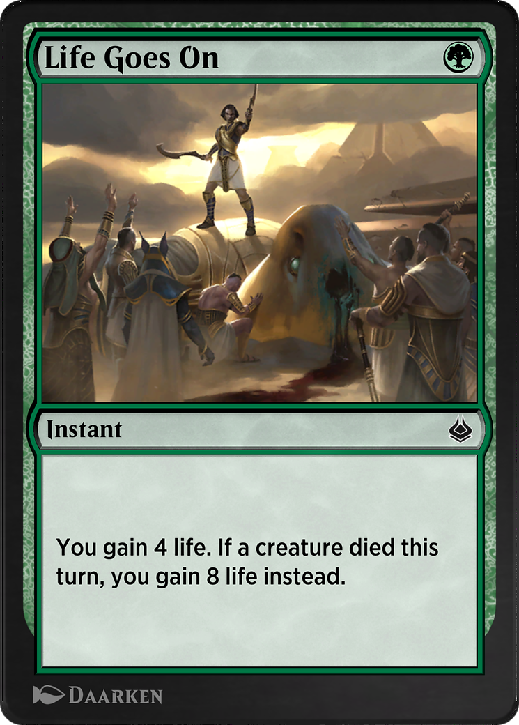 Life Goes On (AKR-199) - Amonkhet Remastered