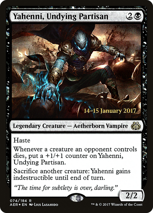 Yahenni, Undying Partisan (PAER-74S) - Aether Revolt Promos Foil