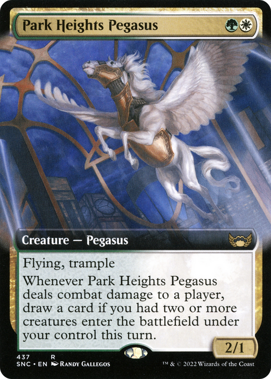 Park Heights Pegasus (SNC-437) - Streets of New Capenna: (Extended Art)