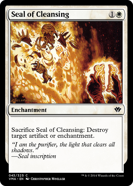 Seal of Cleansing (VMA-043) - Vintage Masters