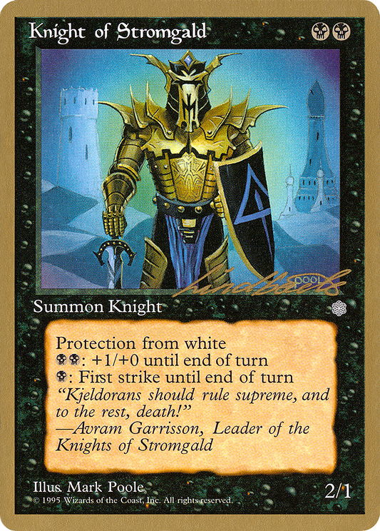 Knight of Stromgald (PTC-LL138) - Pro Tour Collector Set