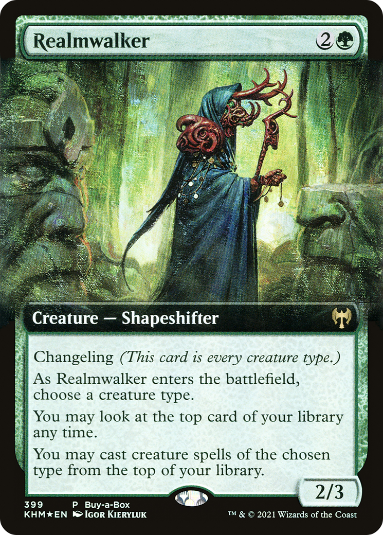 Realmwalker  (BABP-399) - Kaldheim: (Extended Art) Foil