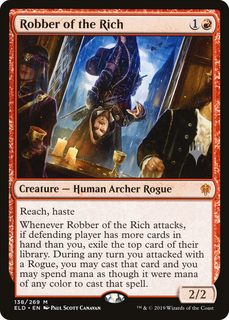 Robber of the Rich (PPELD-138) - Throne of Eldraine Promos (Promo Pack)
