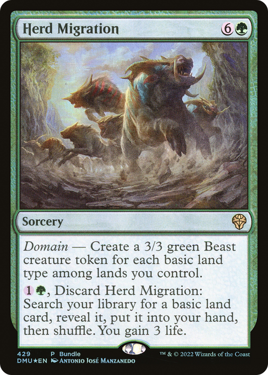 Herd Migration (DMU Bundle) (UMP-429) - Dominaria United Foil