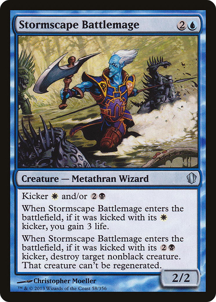 Stormscape Battlemage (C13-058) - Commander 2013