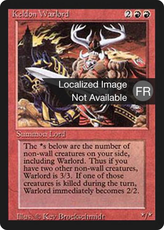 Keldon Warlord (FBB-160) - Foreign Black Border