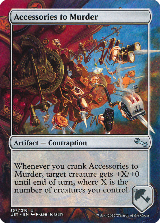 Accessories to Murder  (Borderless)(UST-167) - Unstable Foil