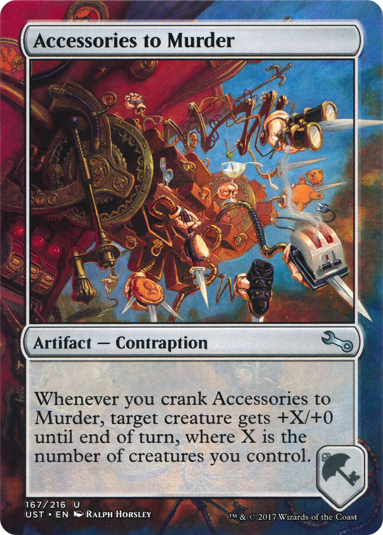 Accessories to Murder  (Borderless)(UST-167) - Unstable