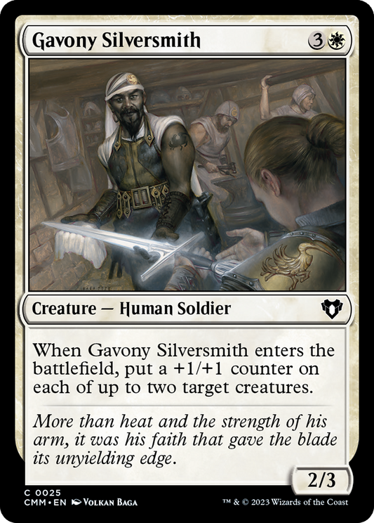 Gavony Silversmith (CMM-025) - Commander Masters