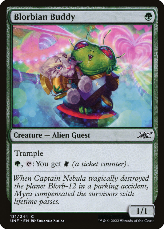 Blorbian Buddy (UNF-131) - Unfinity Foil