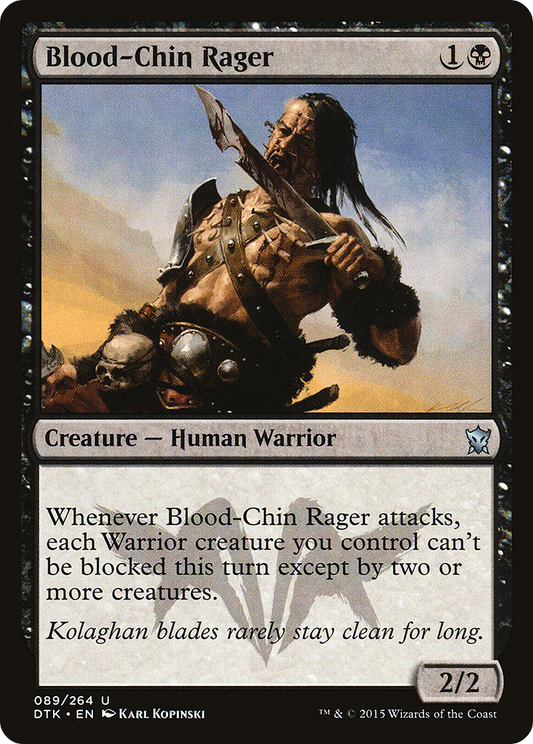 Blood-Chin Rager (DTK-089) - Dragons of Tarkir Foil