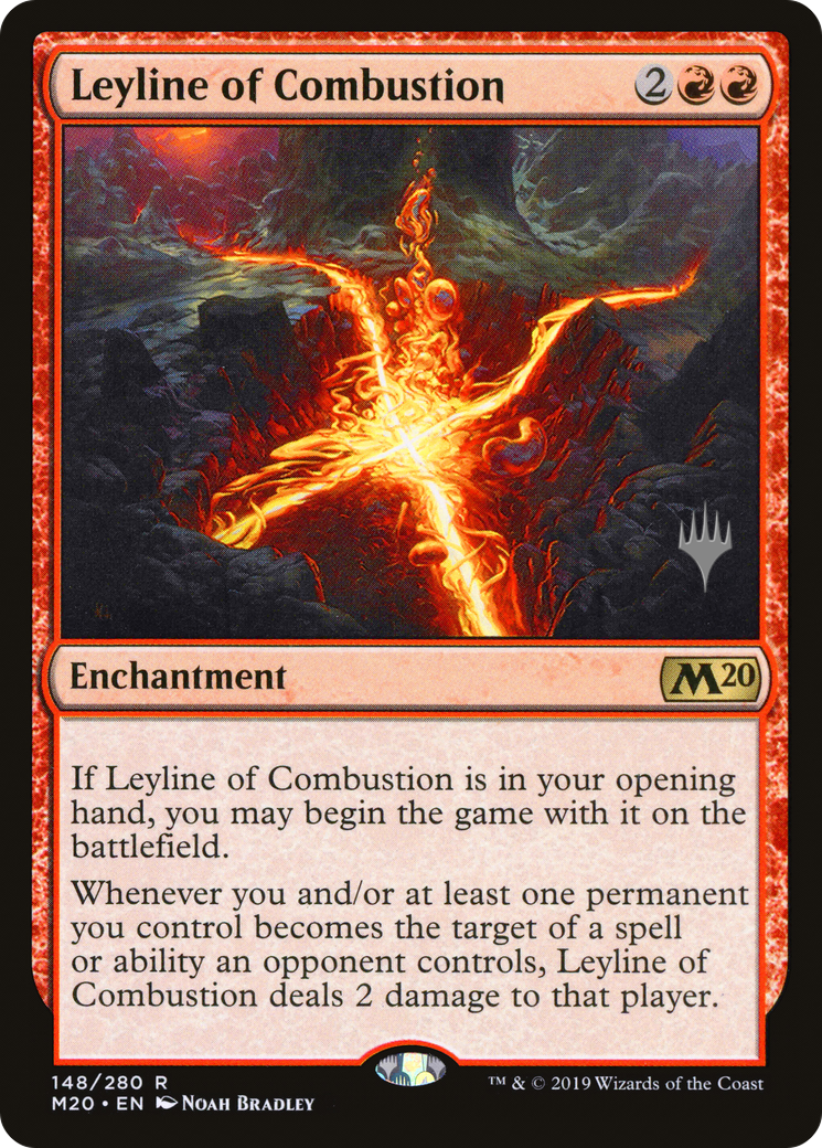 Leyline of Combustion (PPM20-148P) - Core Set 2020 Promos Foil (Promo Pack)