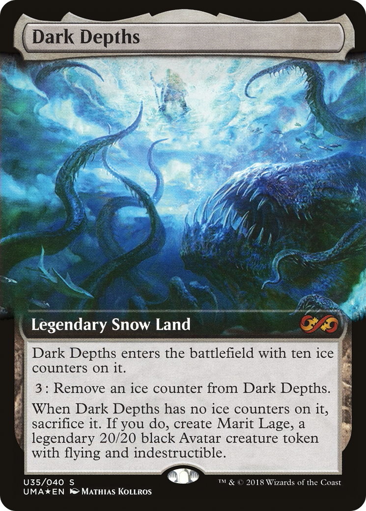 Dark Depths (PUMA-U35) - Ultimate Box Topper: (Extended Art) Foil