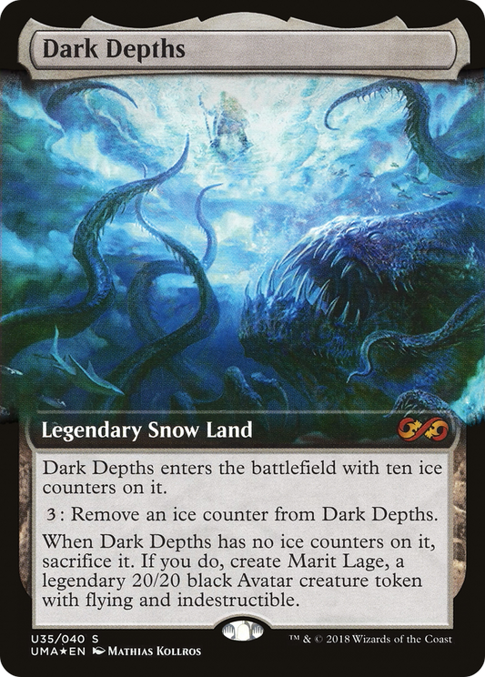 Dark Depths (PUMA-U35) - Ultimate Box Topper: (Extended Art) Foil