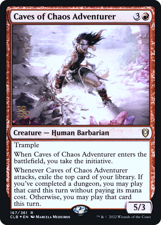 Caves of Chaos Adventurer (PRE-167S) - Battle for Baldur's Gate Promos (Prerelease) Foil