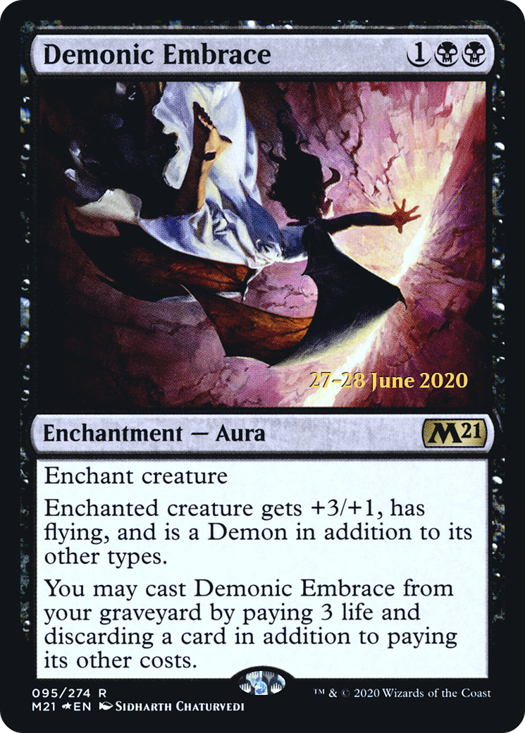 Demonic Embrace (PM21-95S) - Core Set 2021 Promos Foil