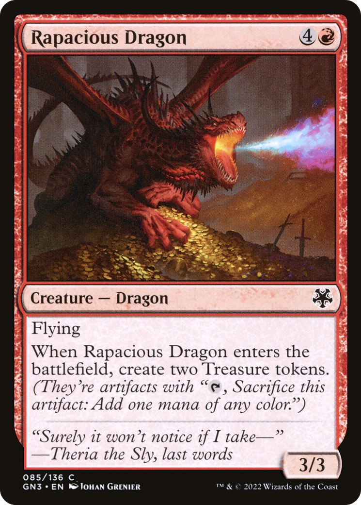 Rapacious Dragon (GN3-085) - Game Night: Free-for-All