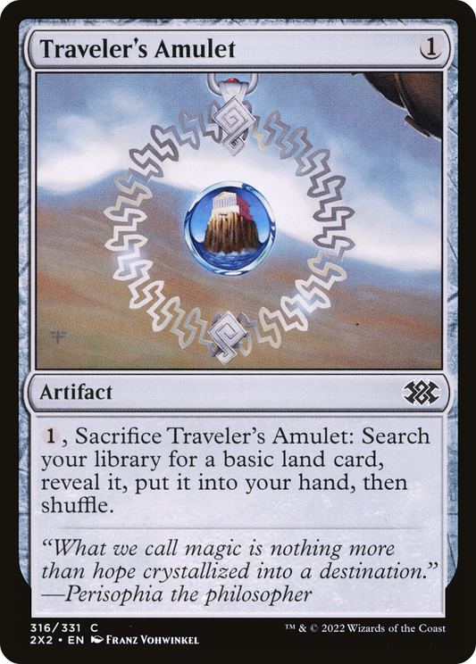 Traveler's Amulet (2X2-316) - Double Masters 2022 Foil