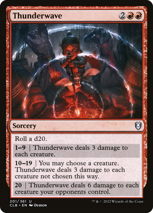 Thunderwave (CLB-201) - Commander Legends: Battle for Baldur's Gate Foil