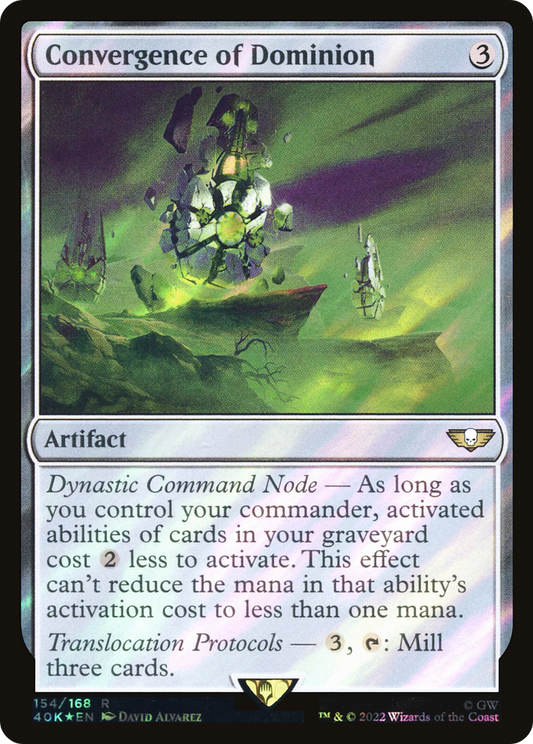 Convergence of Dominion (Surge Foil) (40K-154★) - Warhammer 40,000 Commander Foil