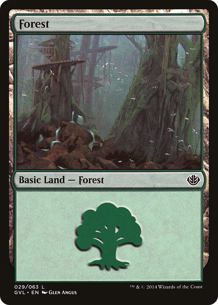 Forest (GVL-029) - Duel Decks Anthology: Garruk vs. Liliana