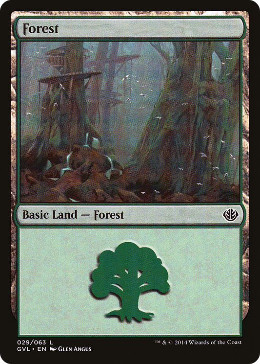 Forest (GVL-029) - Duel Decks Anthology: Garruk vs. Liliana