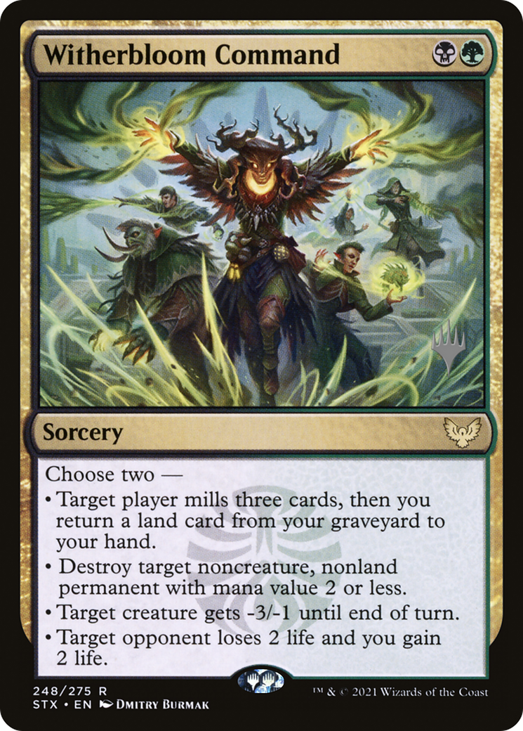 Witherbloom Command (PPSTX-248) - Strixhaven: School of Mages Promos (Promo Pack)