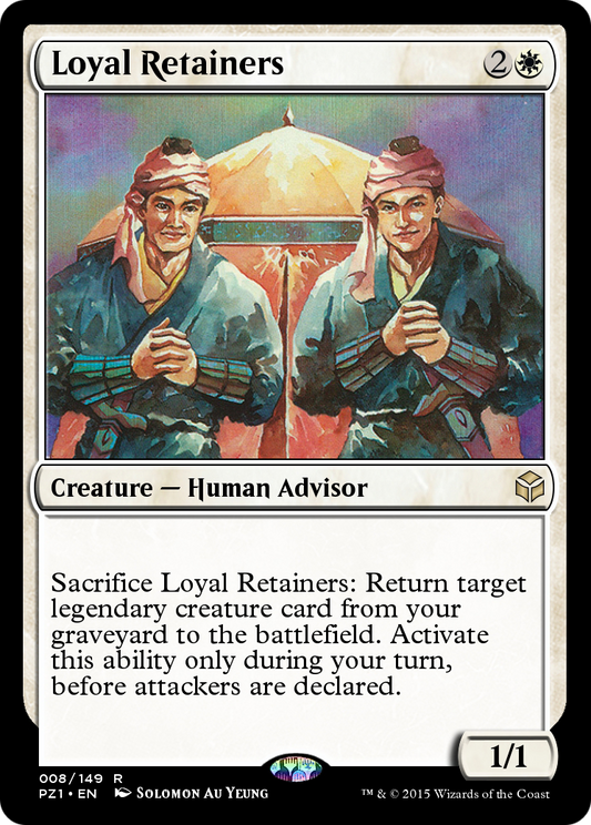 Loyal Retainers (PZ1-008) - Legendary Cube Prize Pack