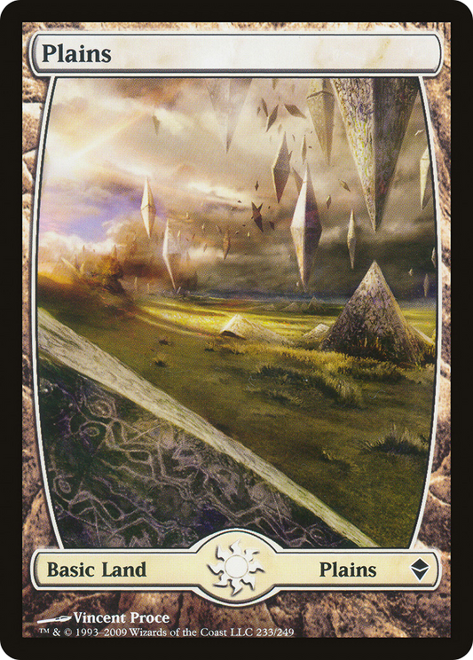 Plains (ZEN-233) - Zendikar Foil