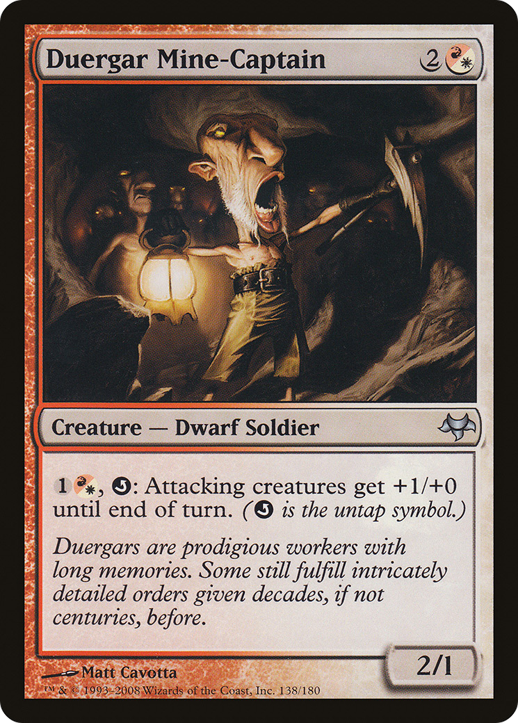 Duergar Mine-Captain (EVE-138) - Eventide Foil