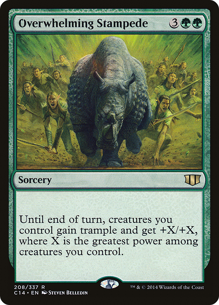 Overwhelming Stampede (C14-208) - Commander 2014