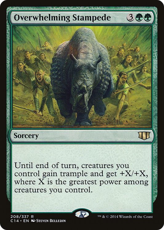 Overwhelming Stampede (C14-208) - Commander 2014