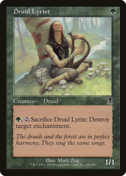 Druid Lyrist (ODY-238) - Odyssey Foil