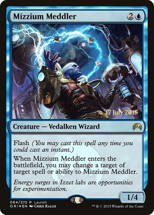 Mizzium Meddler (PORI-064) - Magic Origins Promos Foil