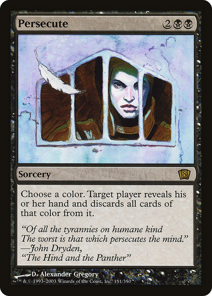 Persecute (8ED-151★) - Eighth Edition Foil