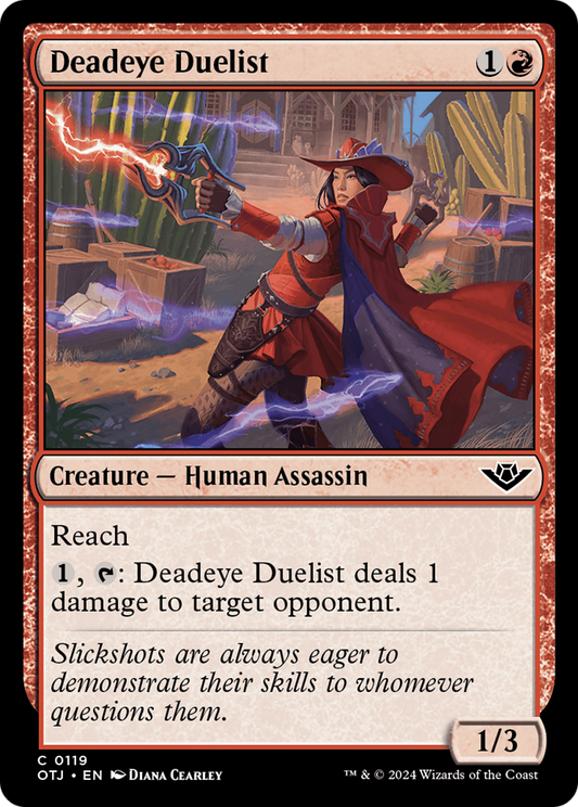 Deadeye Duelist (OTJ-119) - Outlaws of Thunder Junction Foil