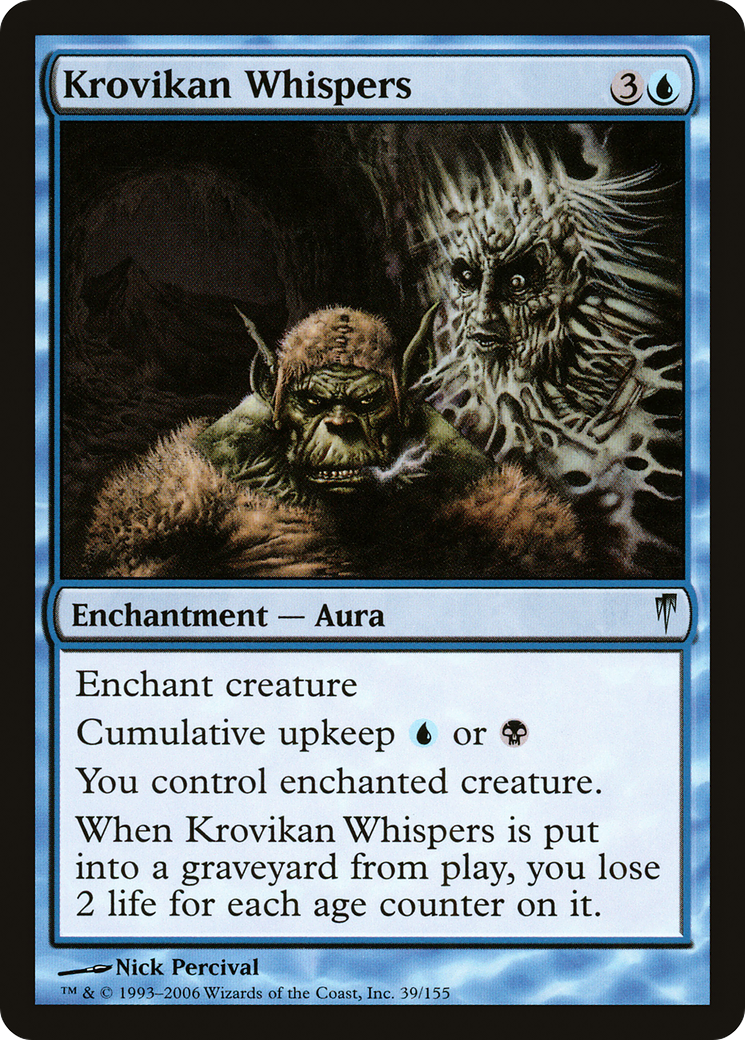 Krovikan Whispers (CSP-039) - Coldsnap Foil