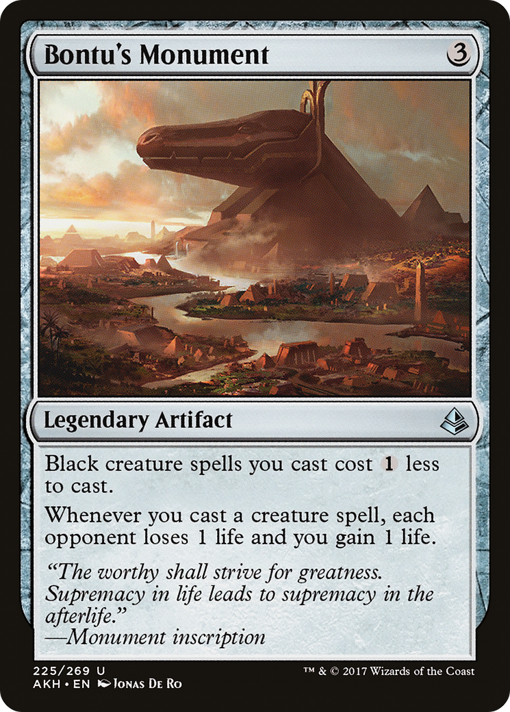 Bontu's Monument (AKH-225) - Amonkhet Foil