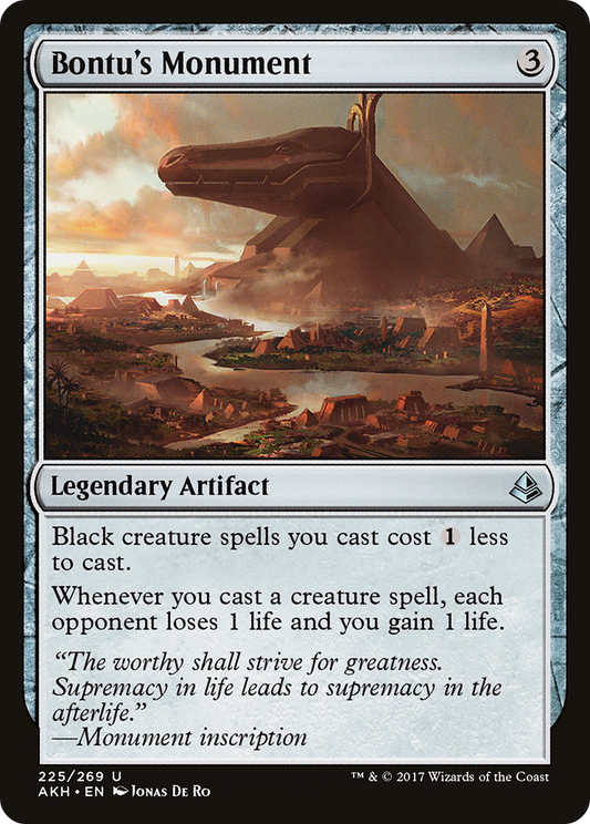 Bontu's Monument (AKH-225) - Amonkhet Foil