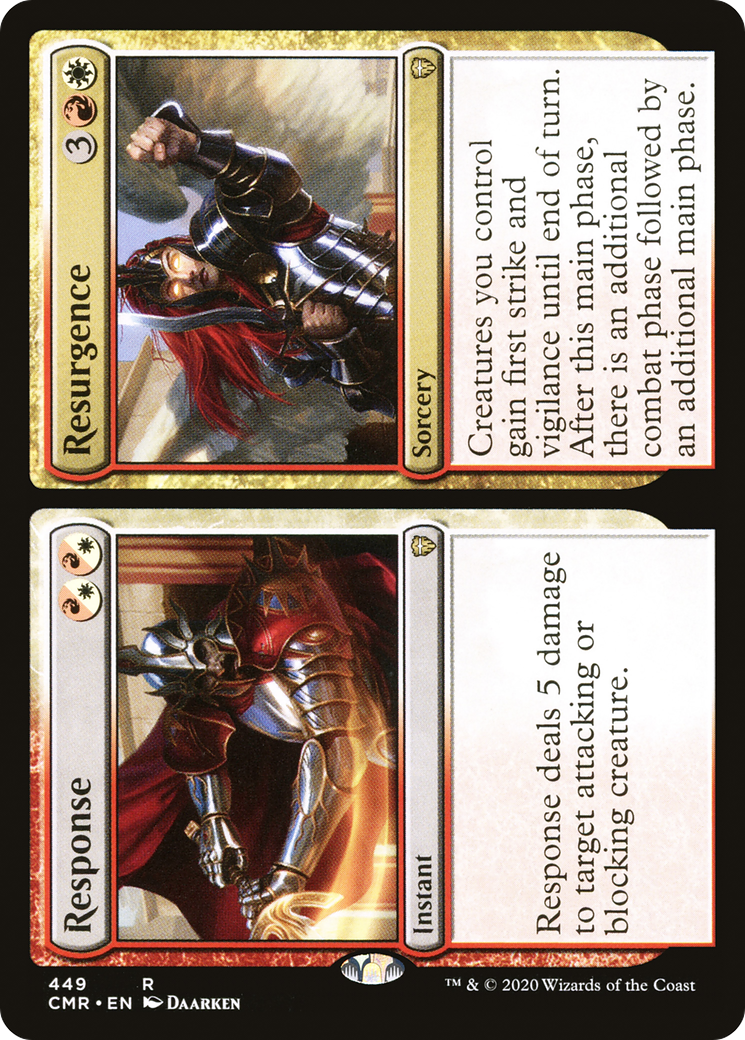 Response // Resurgence (CMR-449) - Commander Legends