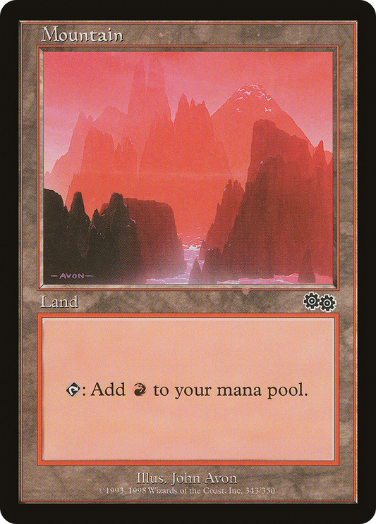 Mountain (USG-343) - Urza's Saga