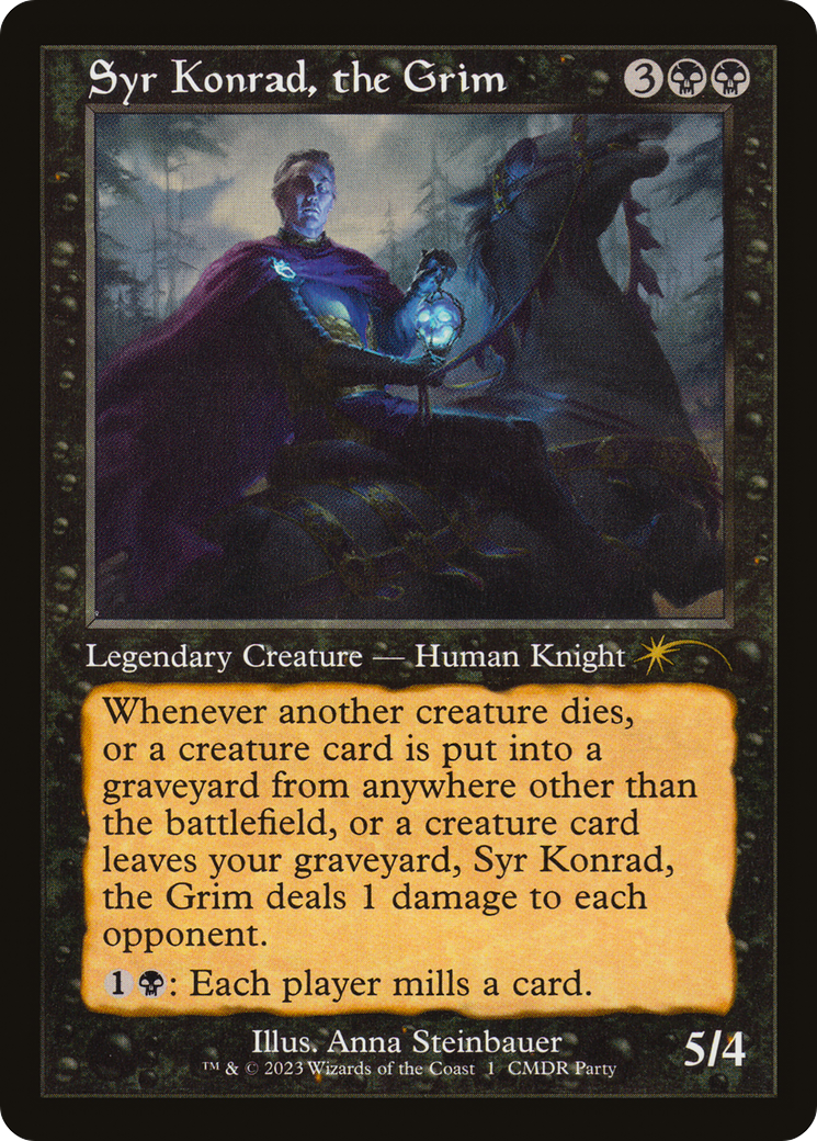 Syr Konrad, the Grim (PW23-005) - Wizards Play Network 2023 Foil