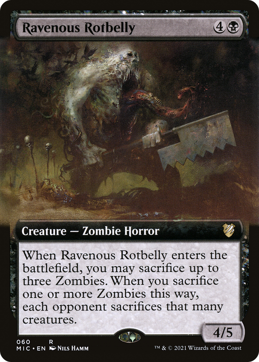 Ravenous Rotbelly (MIC-060) - Midnight Hunt Commander: (Extended Art)